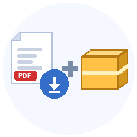 PDF + spedizione del pacchetto 