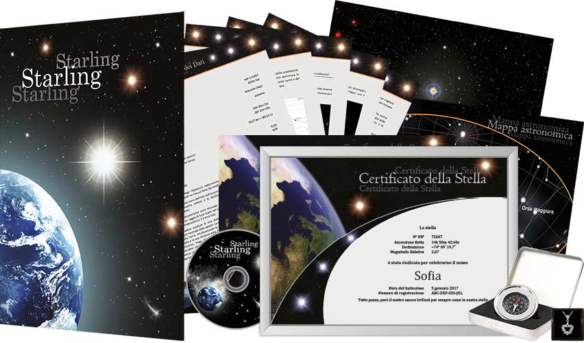 Regalare una stella - Comprare una stella | Starling® Italia